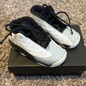 Jordan Black and White Sneakers